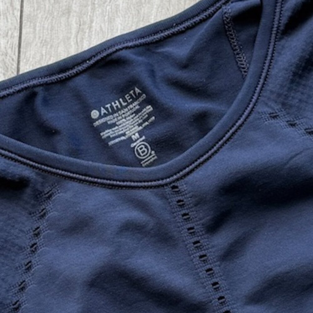 Athleta Foothill Tank  Medium Navy Blue - Picture 6 of 6